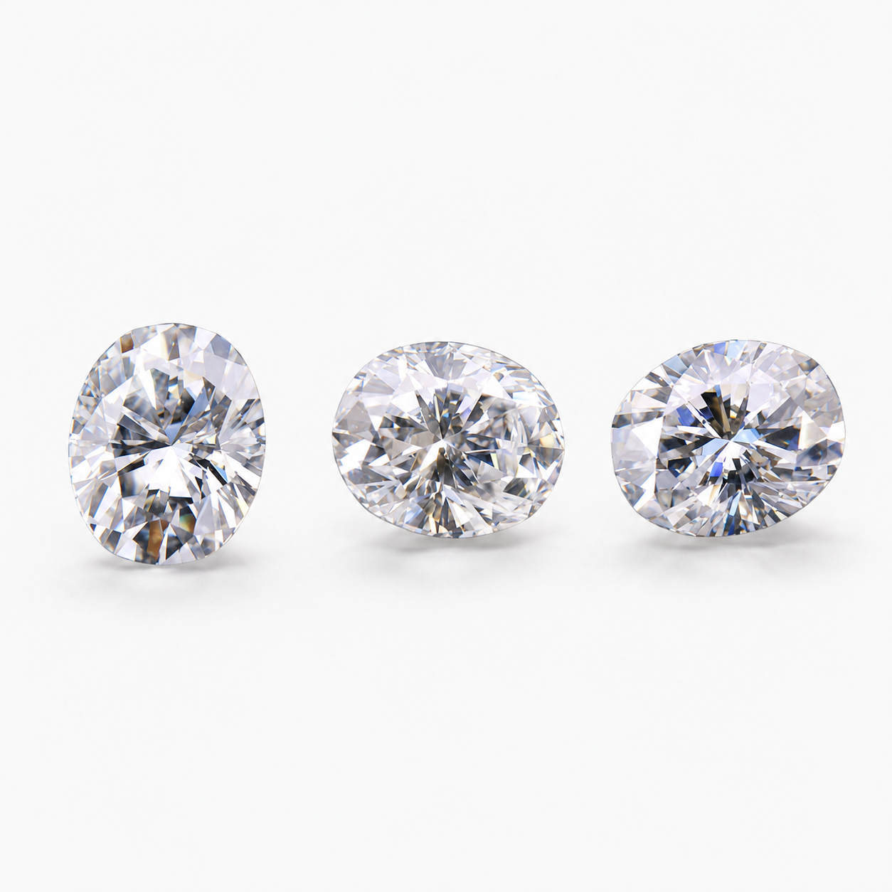 Oval Brilliant Moissanite Loose Stone