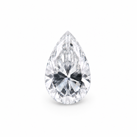 Pear Brilliant Moissanite Loose Stone — gallery view 1 of 6