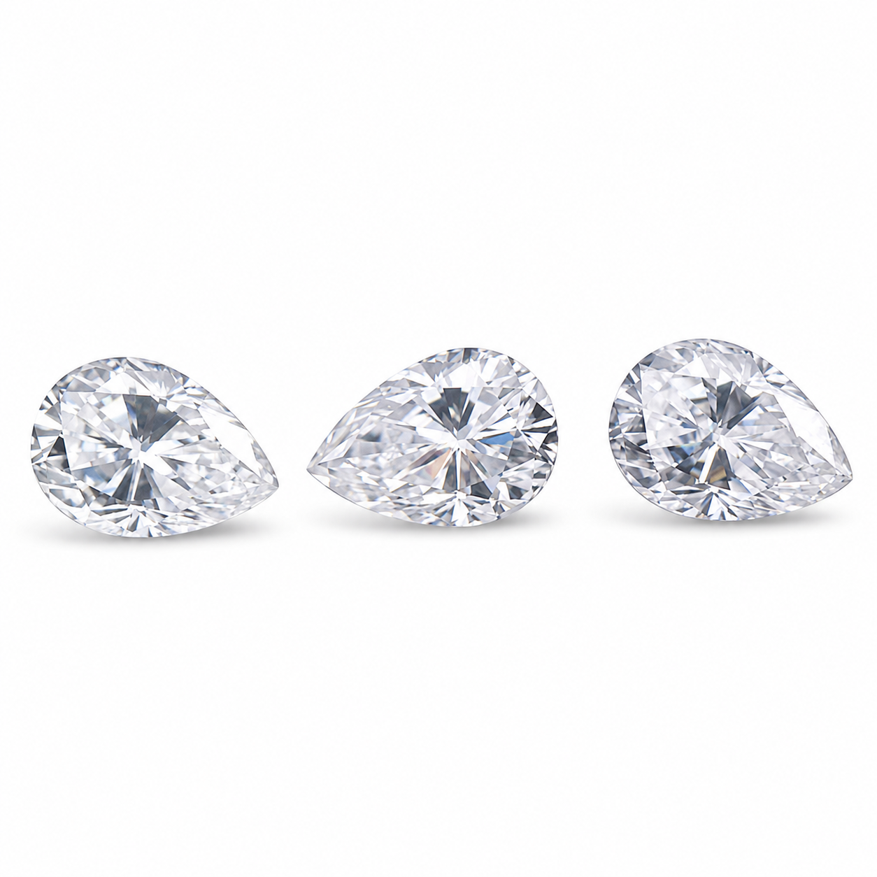 Pear Brilliant Moissanite Loose Stone