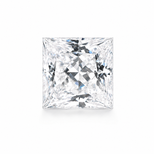 Princess Brilliant Moissanite Loose Stone — gallery view 1 of 4