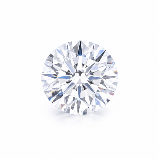 Round Brilliant Moissanite Loose Stone — gallery view 1 of 5