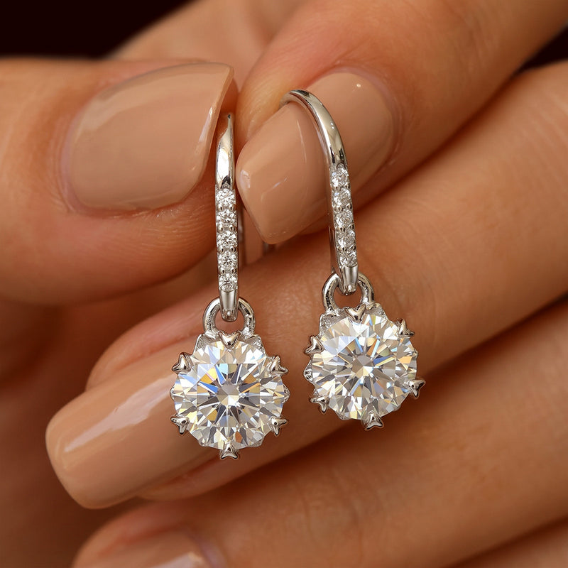 VARELTI moissanite drop earrings